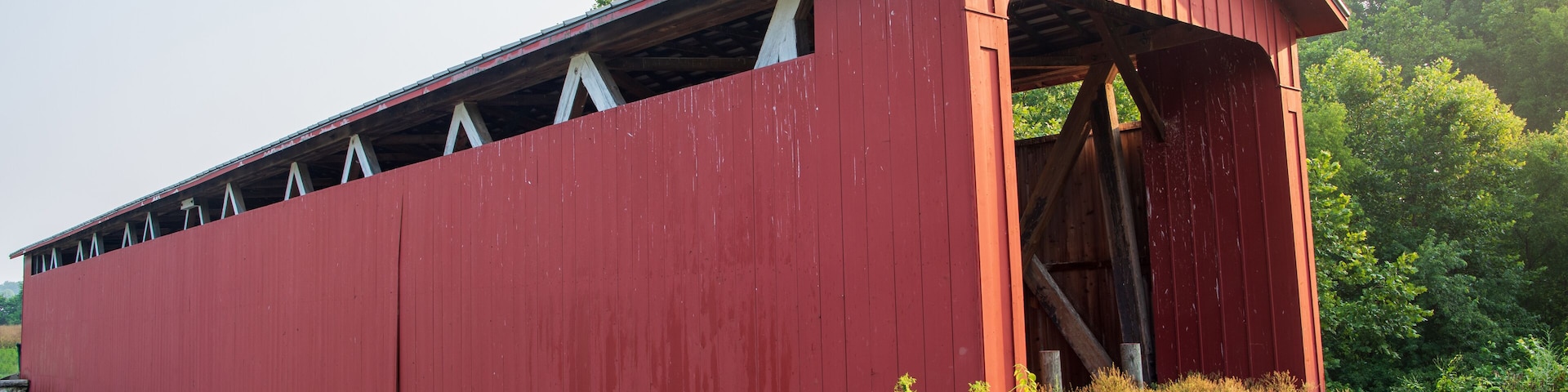 Engle Mill Road Covered Bridge in Greene County, Ohio