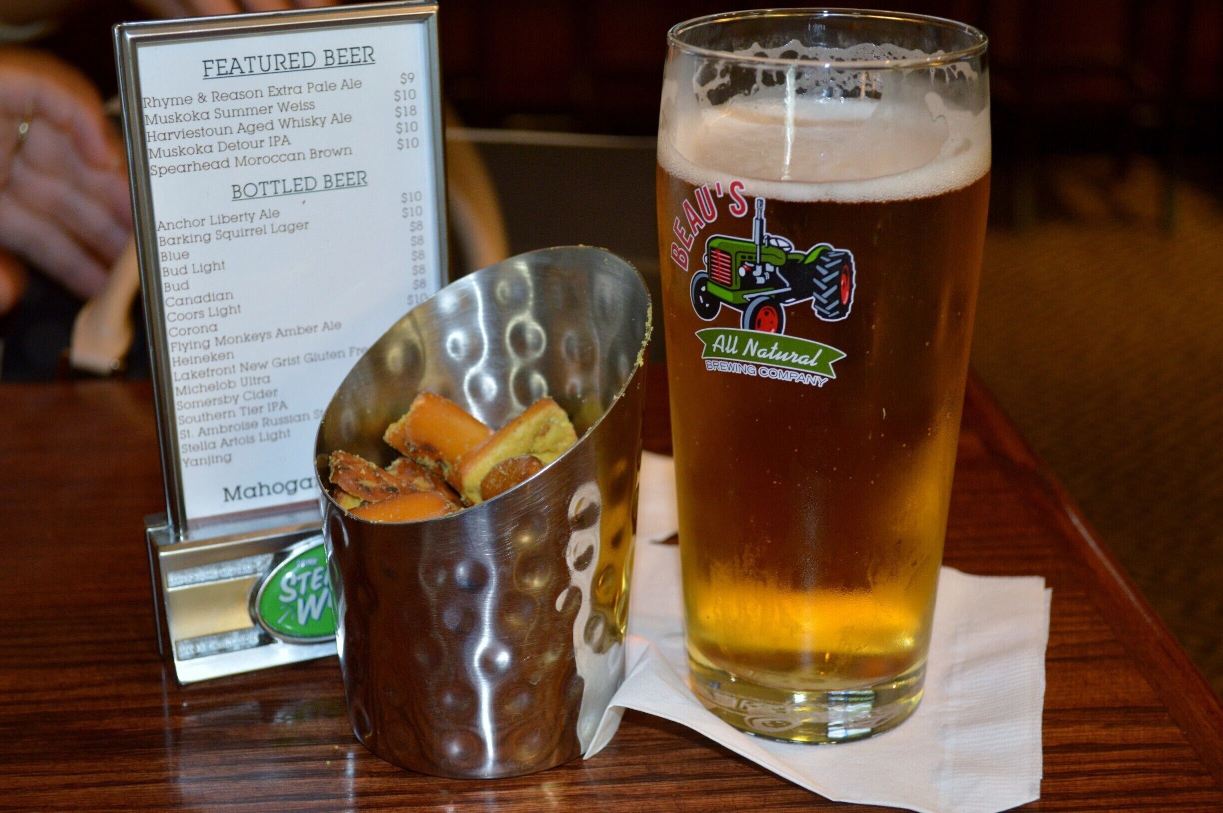 First night in the hotel in Toronto