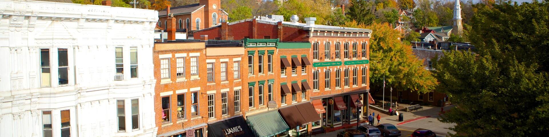 Galena which includes a city