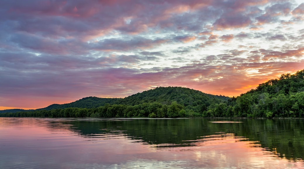 Sundown on the Ohio River