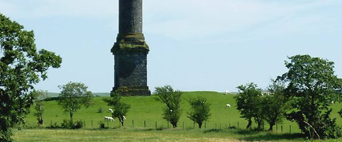 Derry Ormond Tower south-west of Betws Bledrws (near Llangybi), Ceredigion, Wales, UK