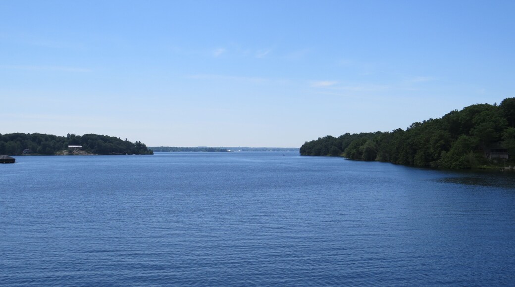 Scenic View of St. Lawrence River in Gananoque, Ontario