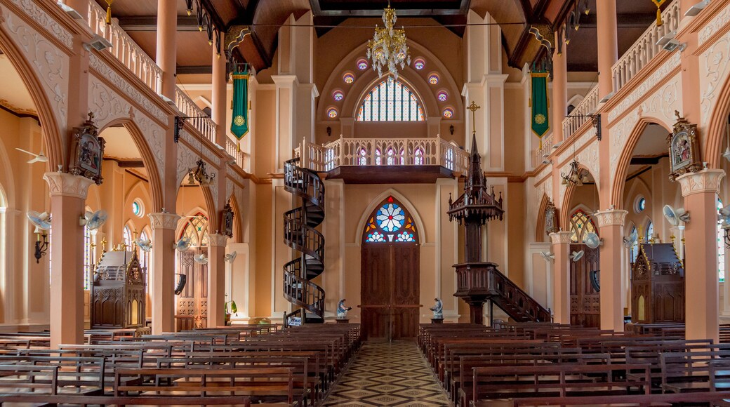 The cathedral of the immaculate conception central Roman Catholic is the famous place and travel destination in Chanthaburi province, Thailand