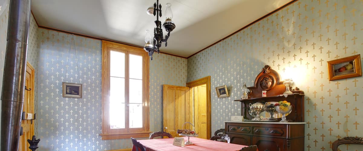 Room in Whaley House Museum, old town of San Diego