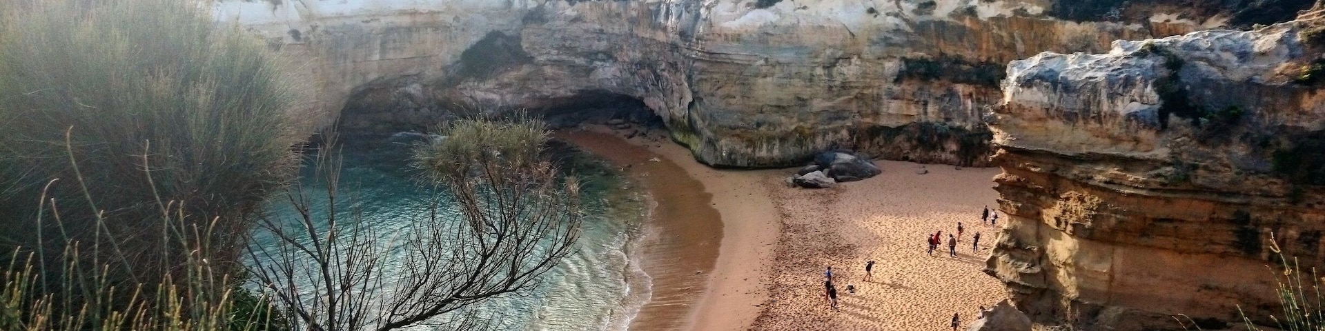 The beach at Loch Ard gorge, taken on a day trip along the great ocean road from Melbourne in January 2016