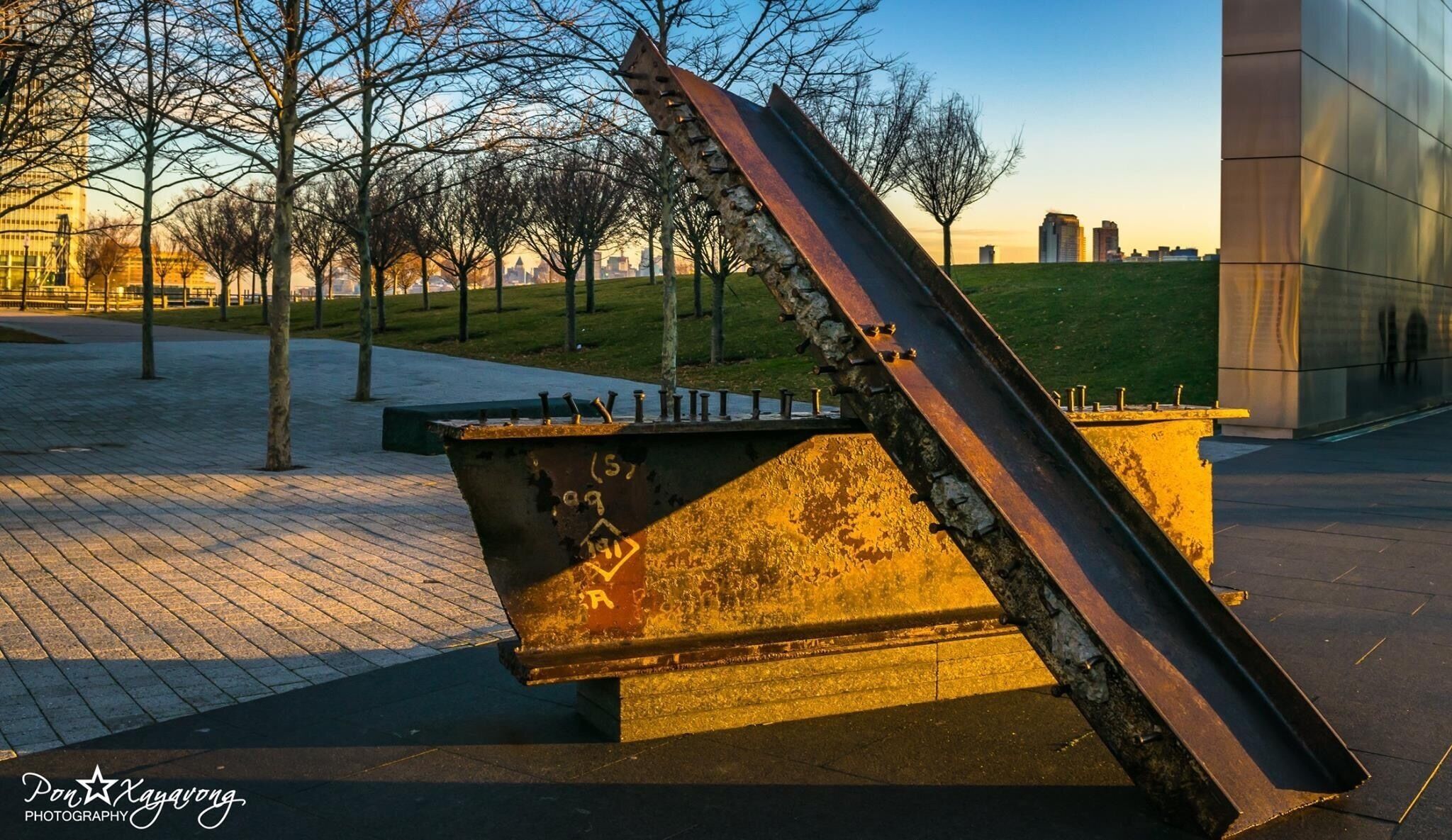 Parts of the twin towers from 9/11 