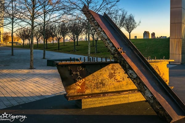 Parts of the twin towers from 9/11