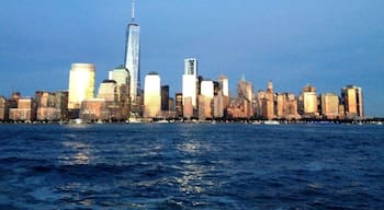 View of the New York City skyline from Jersey City.