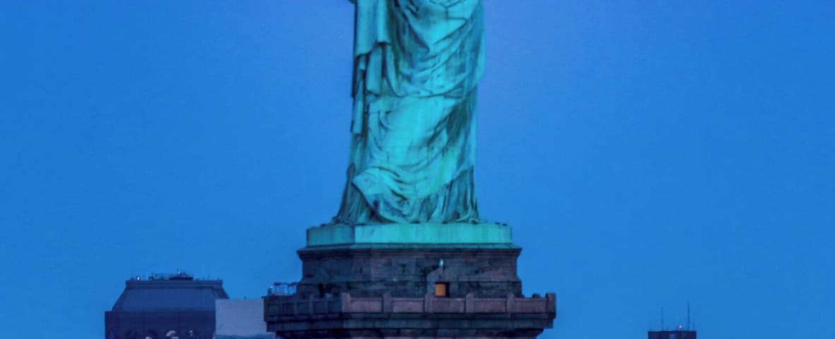 Supermoon and statue of liberty.. What more can you ask of a tamron 150 600
