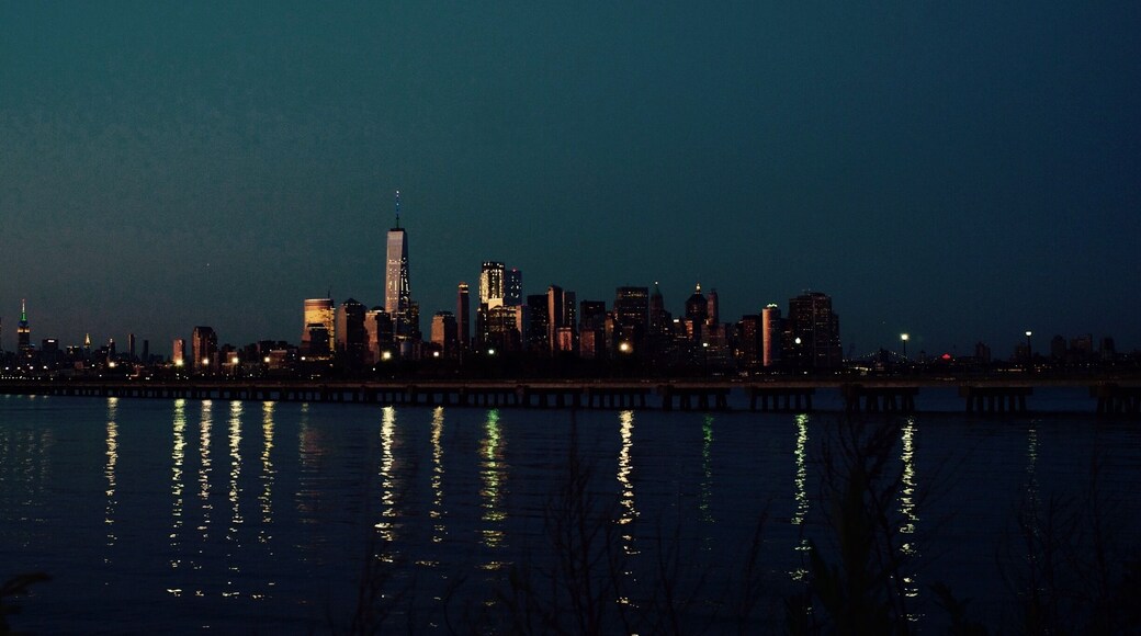 Manhattan island early evening from liberty state park.
#BVSBlue