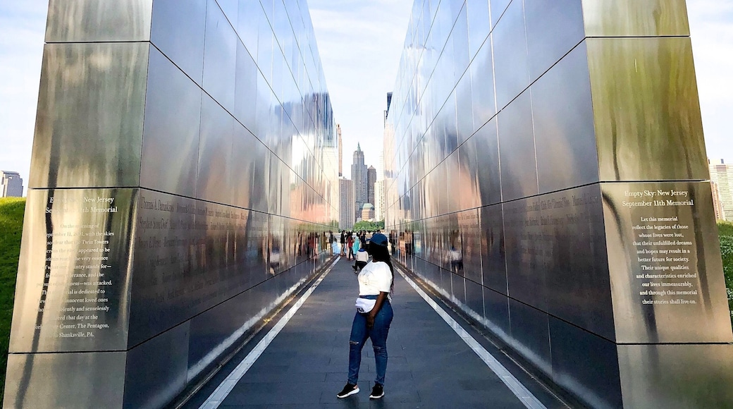 Empty Sky Memorial is a monument located in Jersey City, NJ. It sits right across from New York City on the Hudson River and commemorates the victims of the September 11th attacks. #culturephotocontest #memorialday #nyc #jersey #travel #newyork