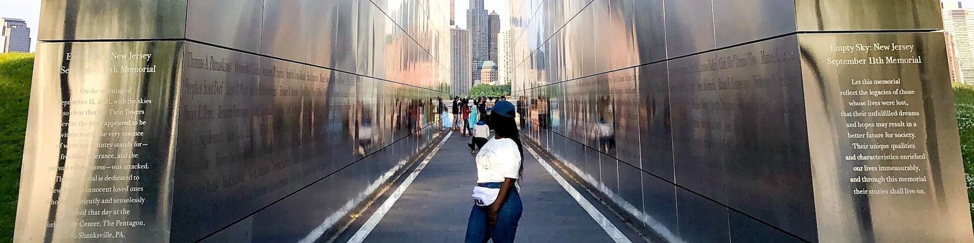 Empty Sky Memorial is a monument located in Jersey City, NJ. It sits right across from New York City on the Hudson River and commemorates the victims of the September 11th attacks. #culturephotocontest #memorialday #nyc #jersey #travel #newyork