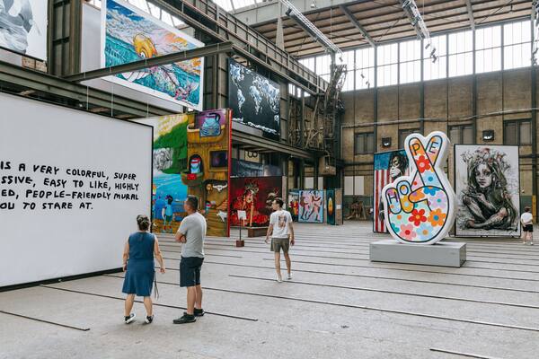 STRAAT Museum showing interior views and art as well as a couple