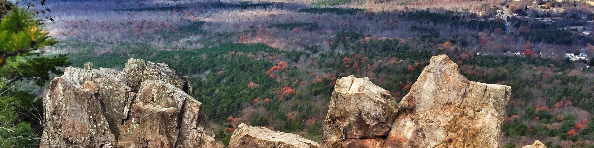 The hike up to Kings Pinnacle is pretty easy (minus the very end), but the views are the kind you'd expect from a much tougher hike. A quick detour on a #roadtrip home from Thanksgiving in South Carolina led us here!