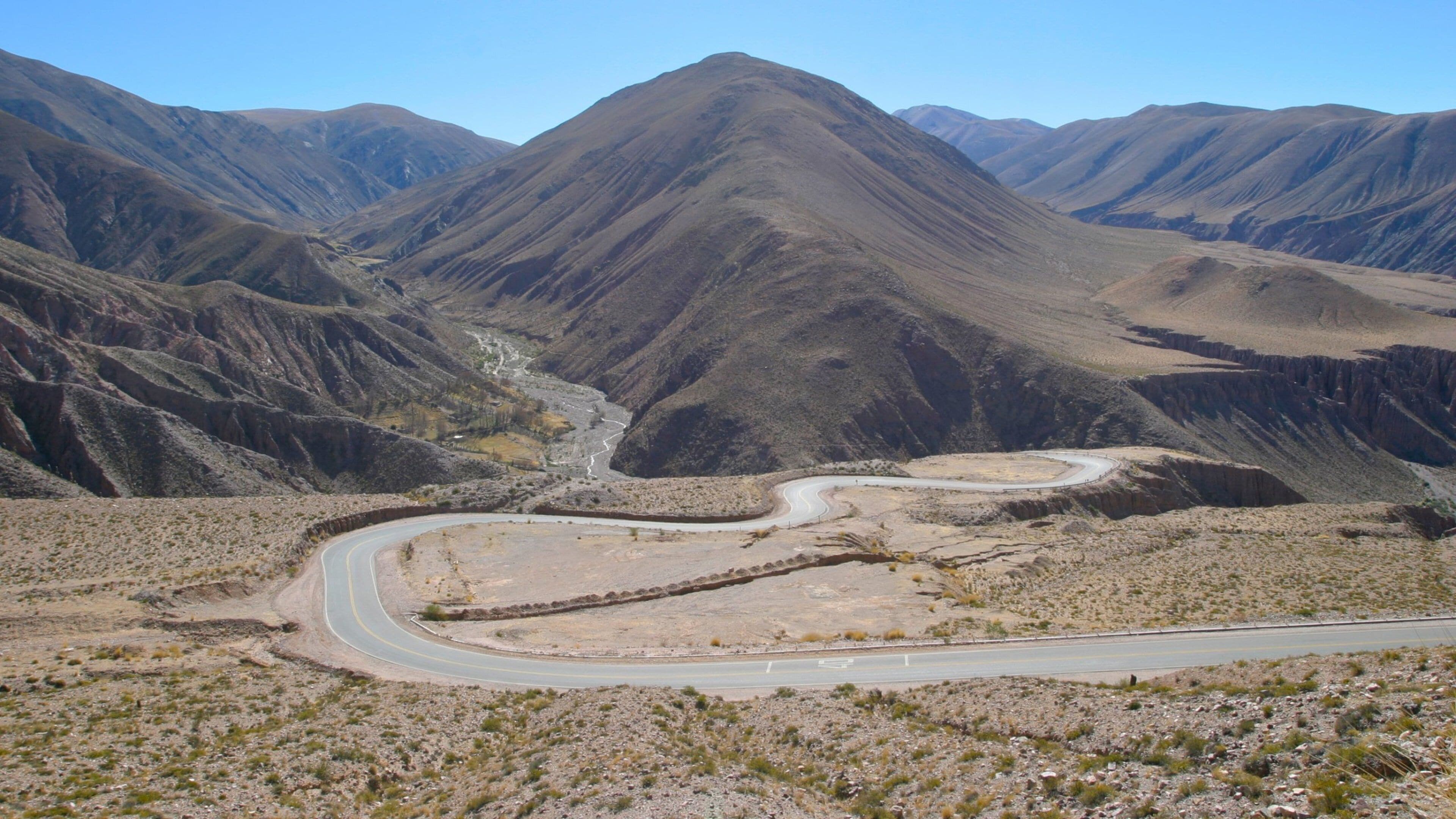 Argentina featuring landscape views, desert views and mountains