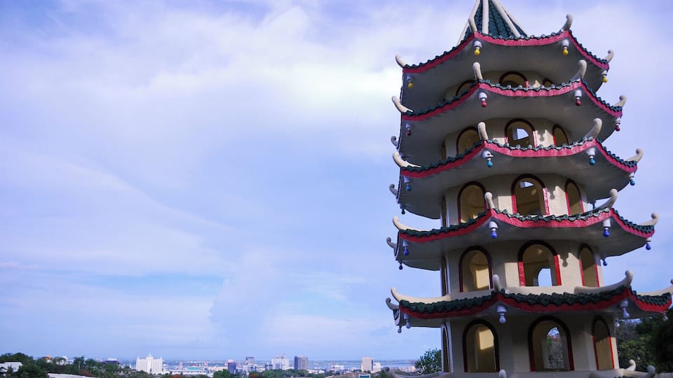 Open to the worshipers and non-worshipers alike, this temple is a towering, multi-tiered, multi-hued attraction accessible by three separate winding routes, and built by Cebu's Chinese community. #roadtrip