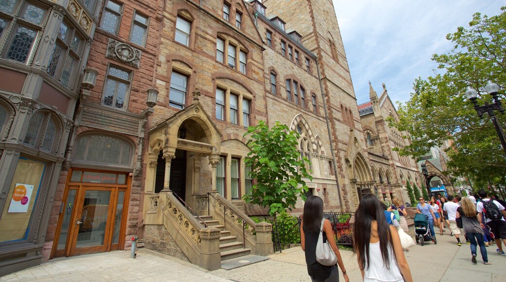 Back Bay som viser by, gatescener og historisk arkitektur