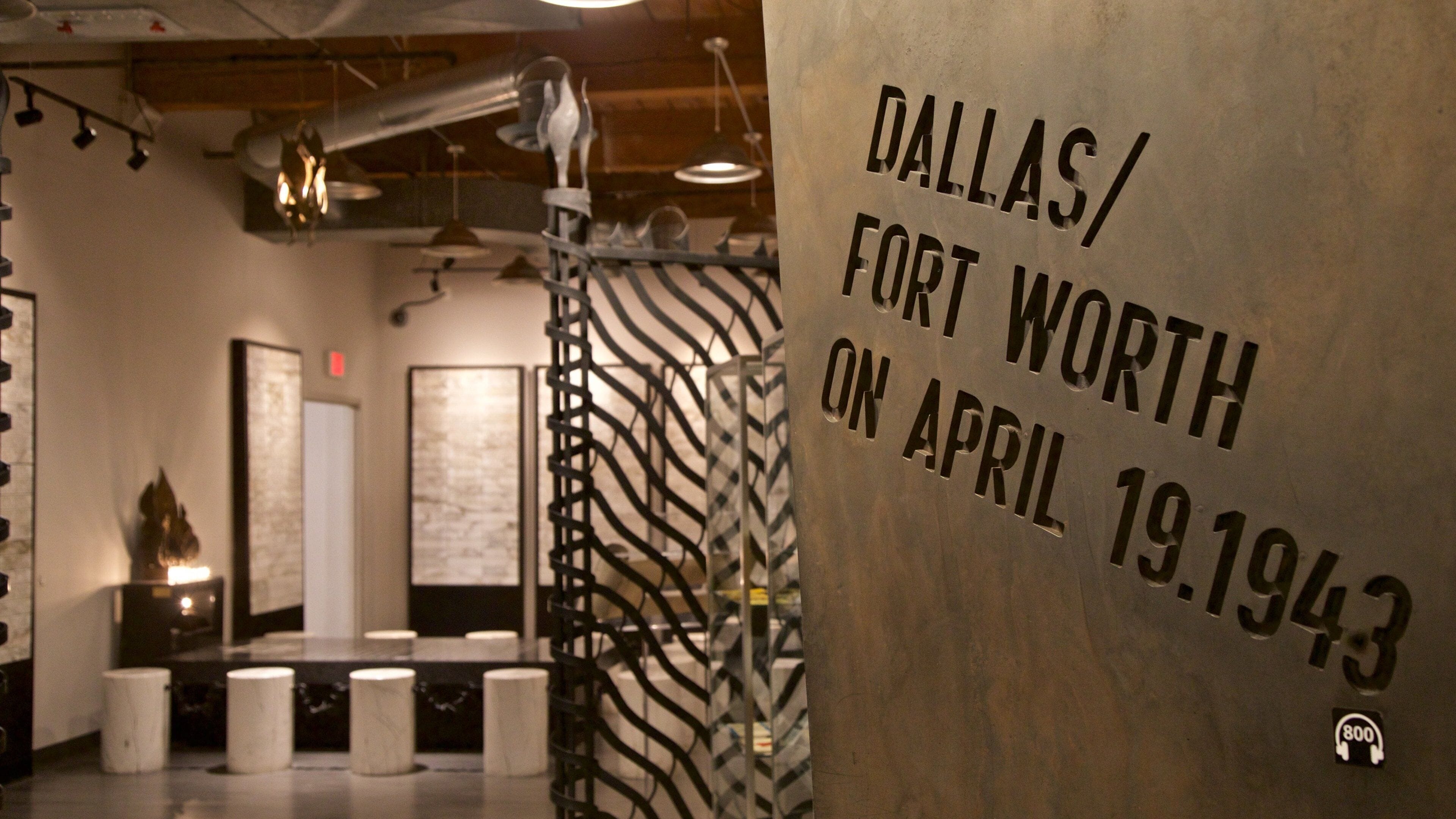 Dallas Holocaust Museum featuring interior views