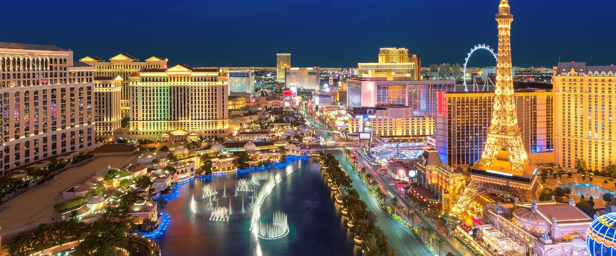 Las Vegas strip in Nevada as sin at night, USA., Shutterstock ID 1109013701, Purchase Order: SP-1822 ANZ-18120 Wotif Search Engine - Destination Imagery, Order Number: , Client/Licensee: Wotif, Other: