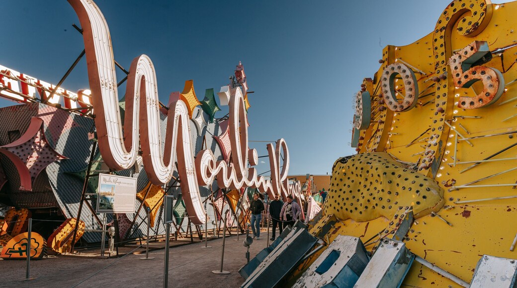 Downtown Las Vegas which includes signage