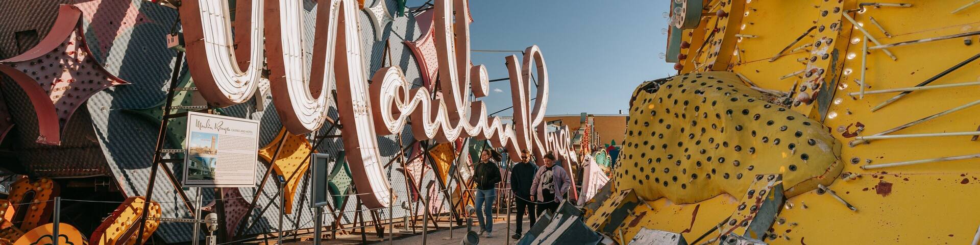 Downtown Las Vegas which includes signage