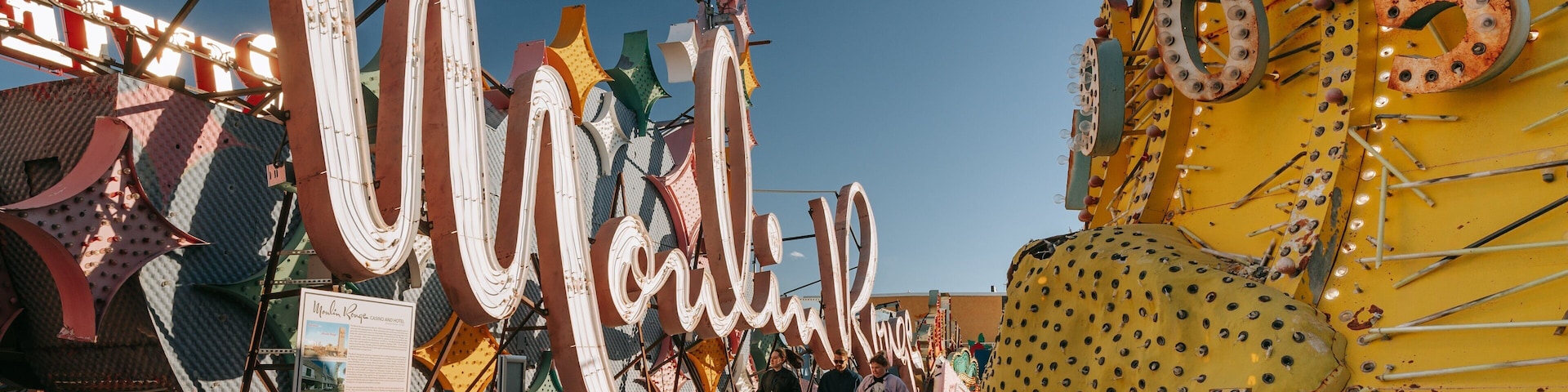 Downtown Las Vegas which includes signage