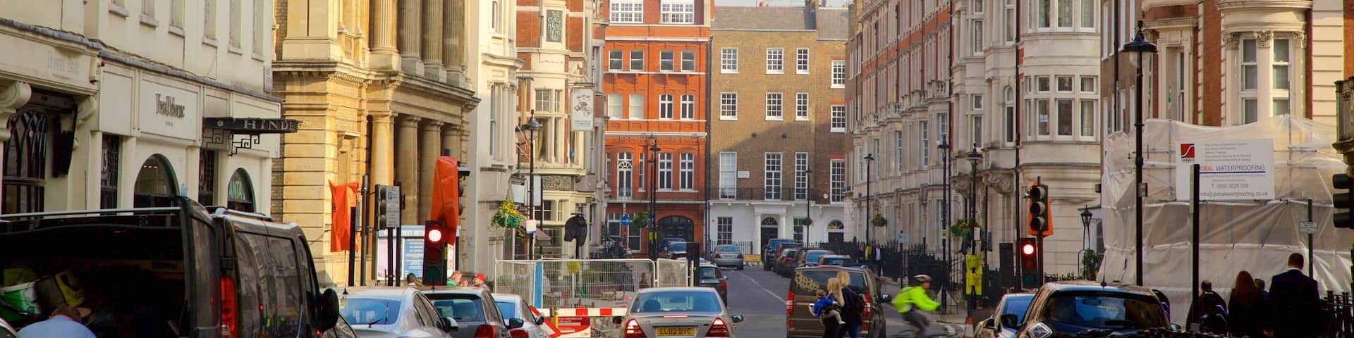 Marylebone qui includes patrimoine architectural et scĂšnes de rue