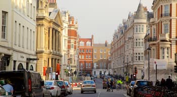 Marylebone mostrando arquitectura patrimonial y imágenes de calles