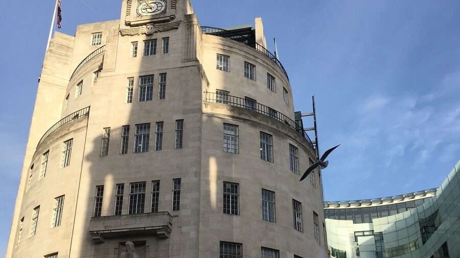 Beautiful HQ of the British Broadcasting Corporation