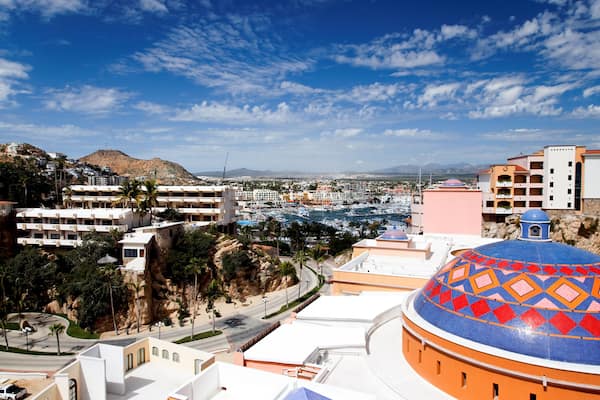 Marina and downtown Cabo San Lucas, Mexico; Shutterstock ID 47184769