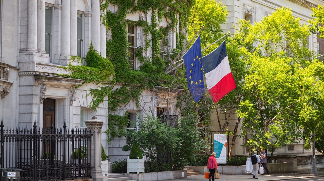 Upper East Side showing street scenes