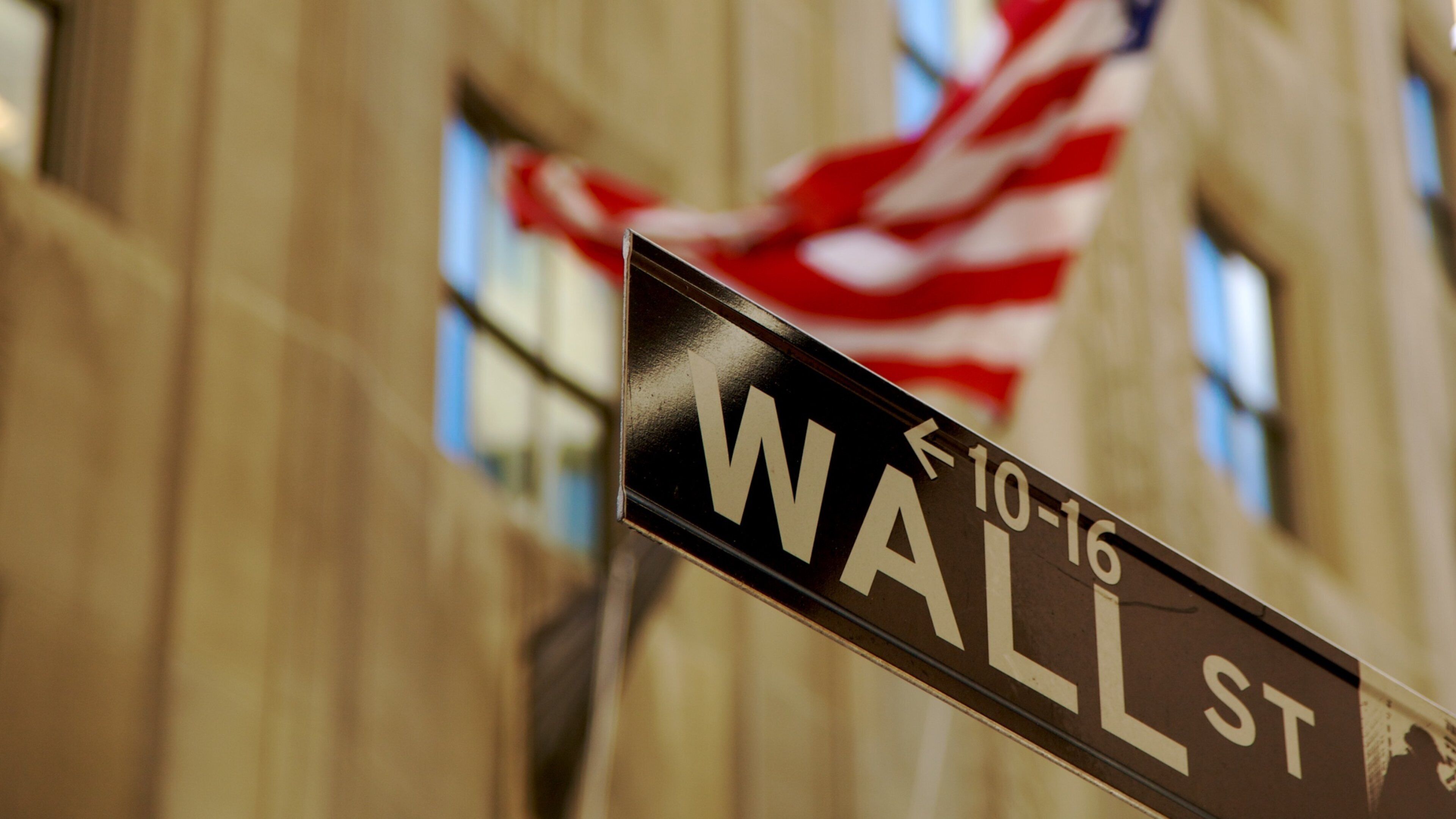 Wall Street showing signage