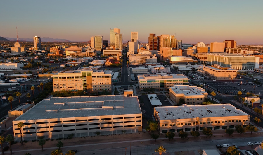 Downtown Central City, Phoenix, Arizona, United States of America.