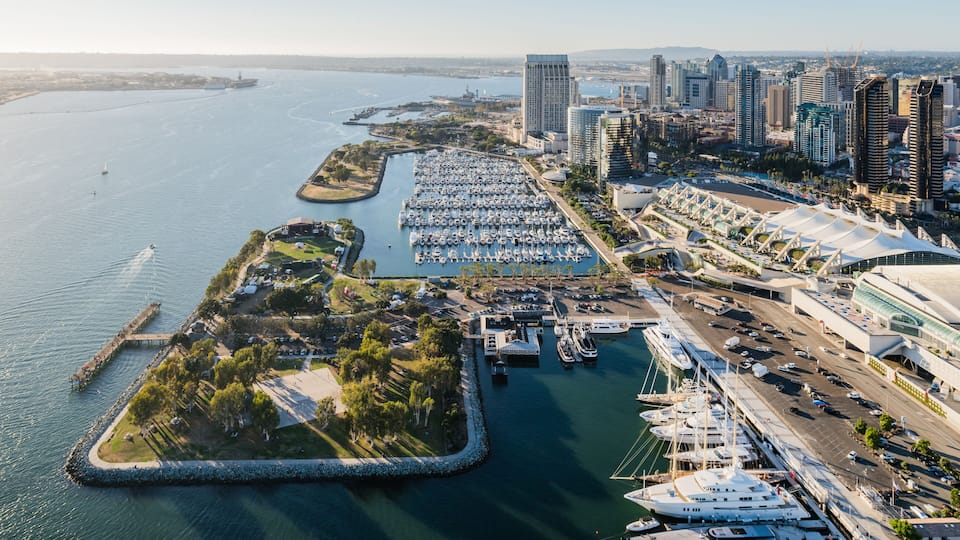San Diego Waterfront Aerial Photography