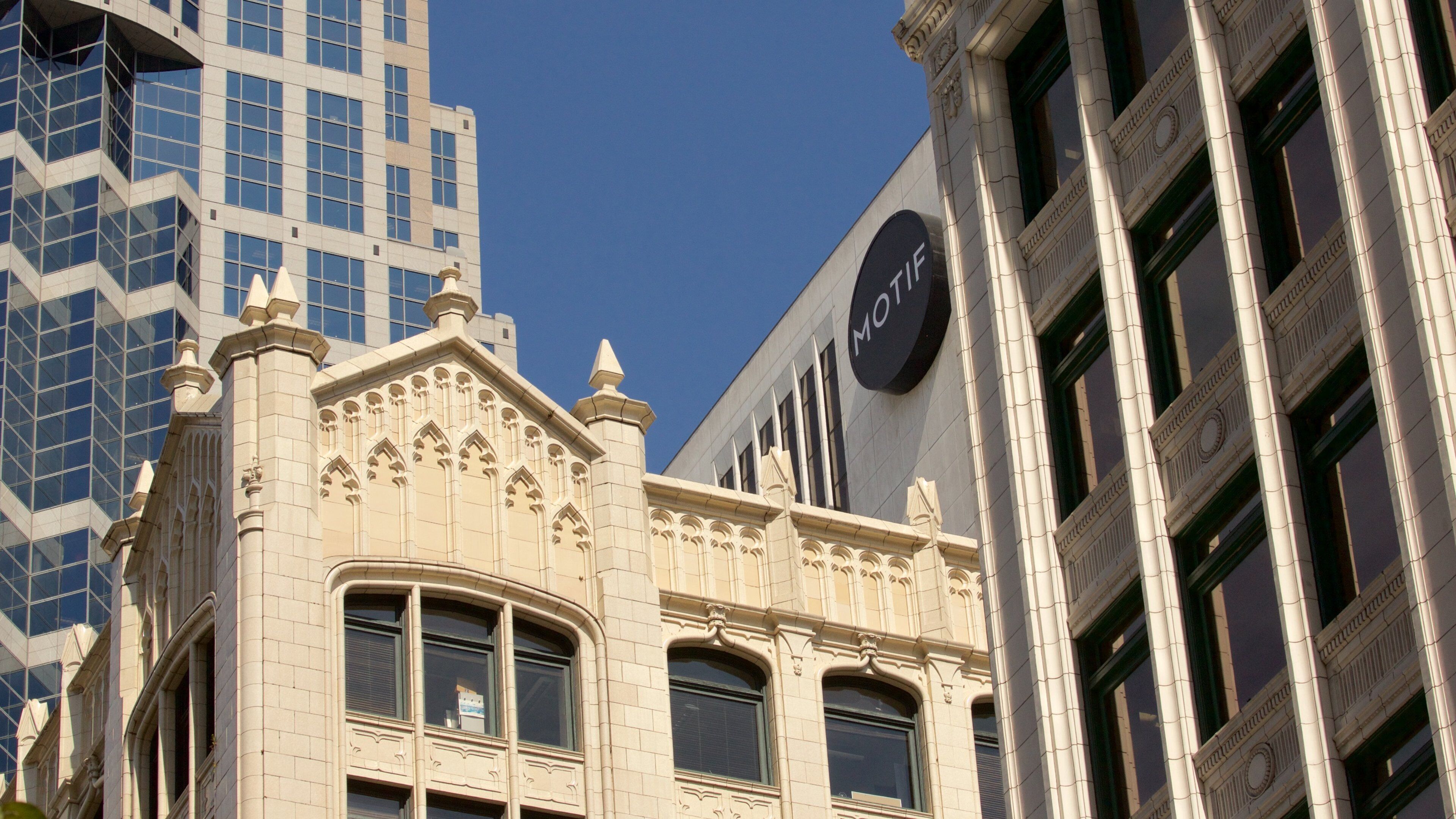 Downtown Seattle featuring a city