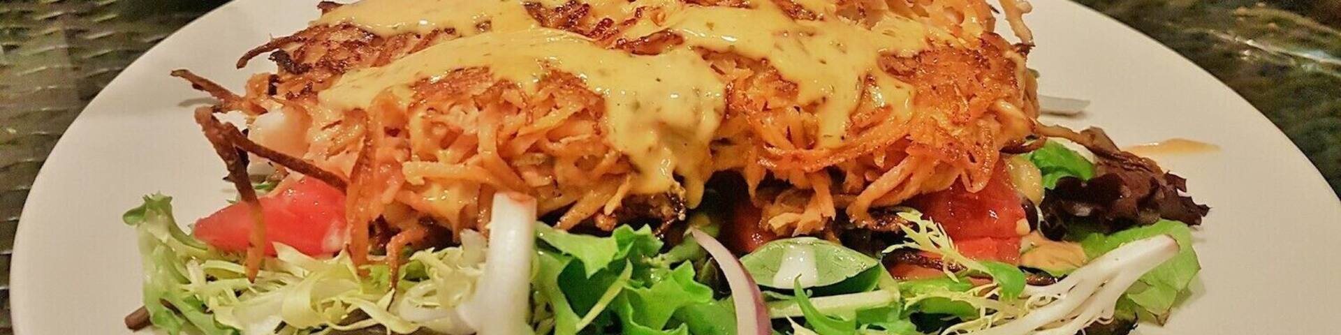 Whenever I'm visiting family in this area, this is always the first place we go. There's obviously no shortage of fish restaurants in Florida but the forever intriguing menu here, which changes often, is like a playground for fish lovers.
How about some broccoli, onion, jalapeno, parmesan crusted red grouper? Yum.
#florida #freshfish #greatrestaurant #yummy