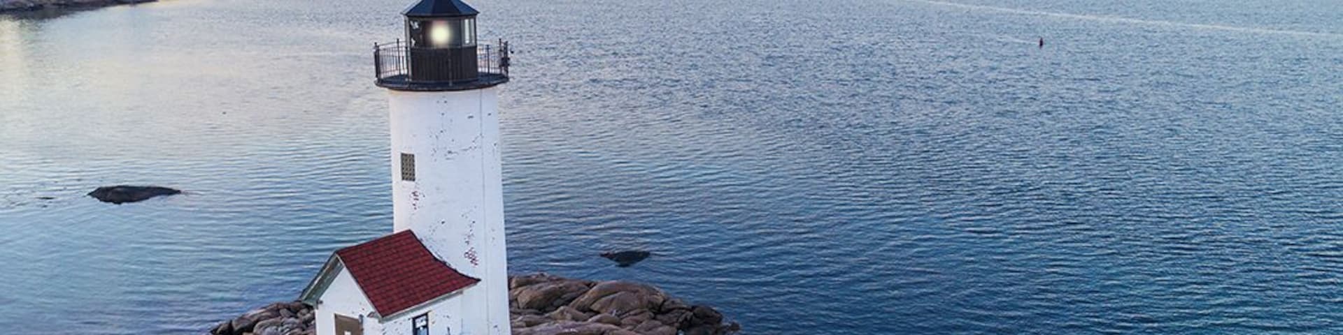 Annisquam Harbor Lighthouse in Gloucester MA. Classic New England.