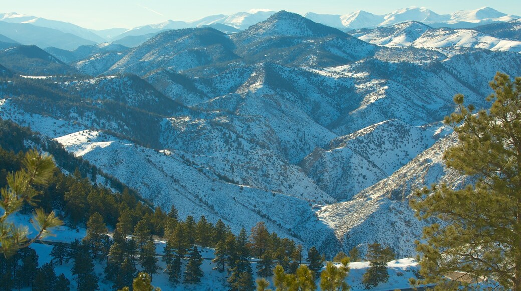 Golden showing snow, landscape views and mountains