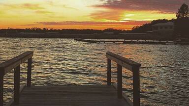 #Mississippi #sunset on the water