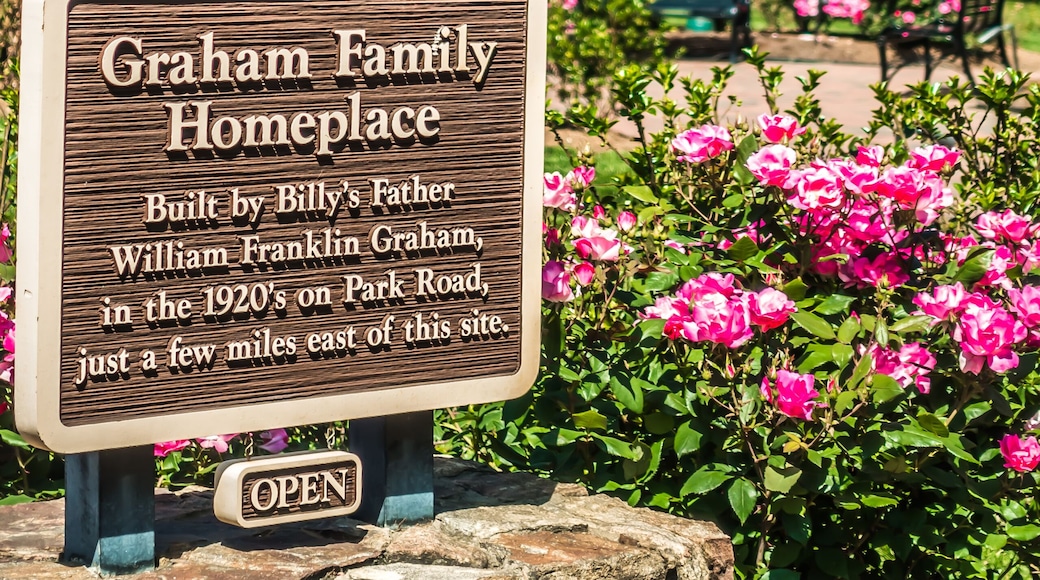 Charlotte, NC April 2019 - at billy graham public library on sunny day
