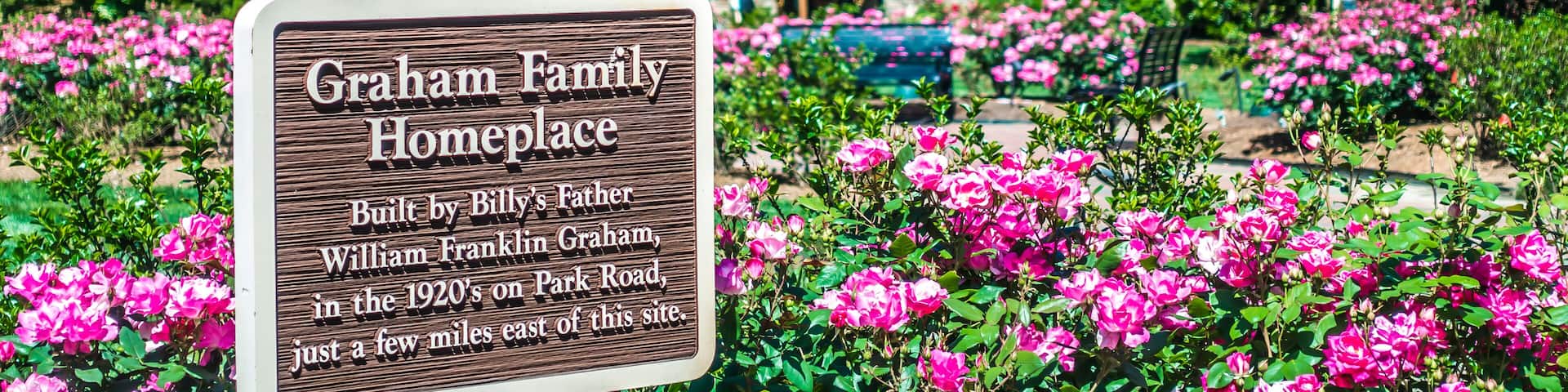 Charlotte, NC April 2019 - at billy graham public library on sunny day