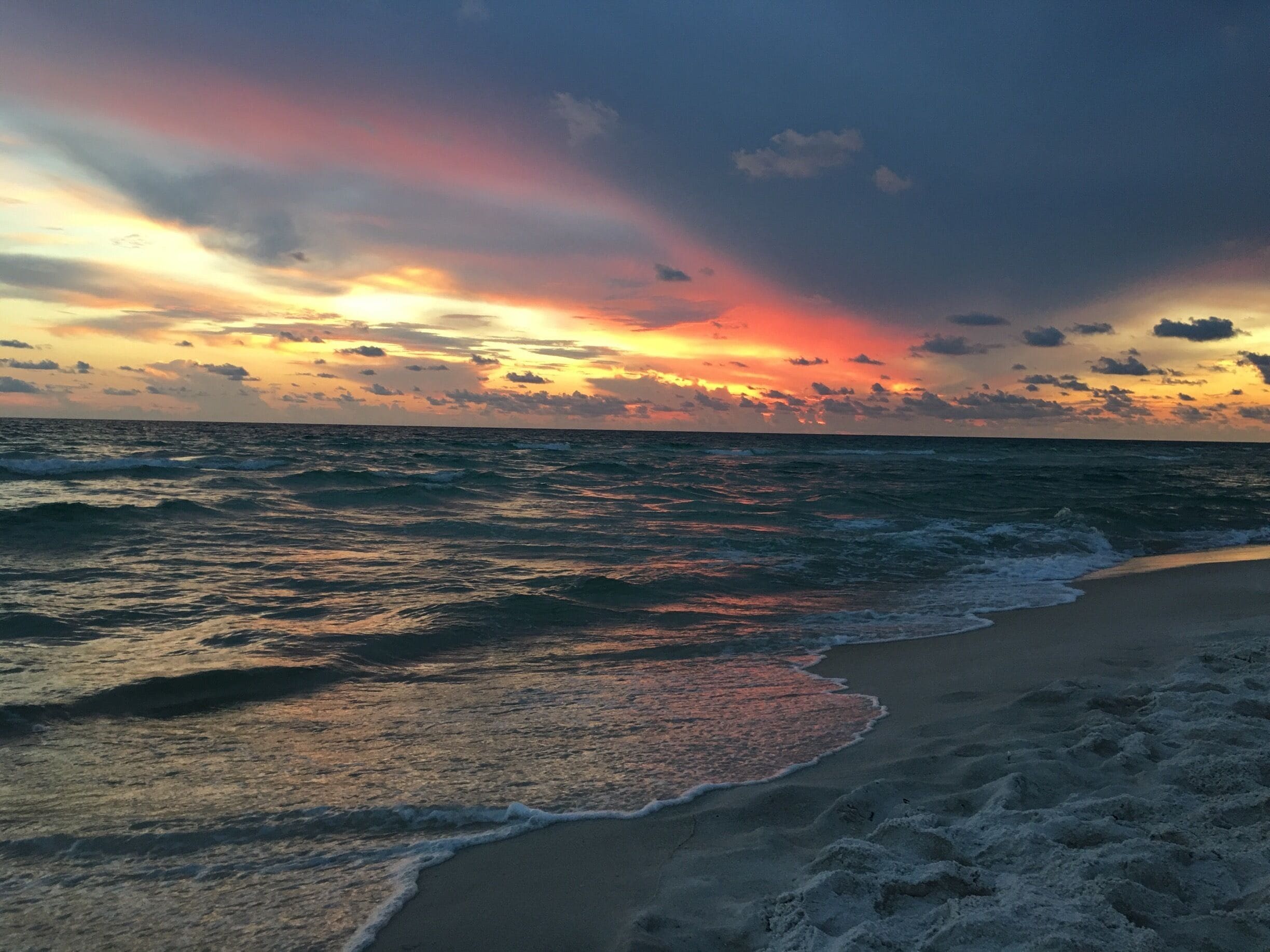 Sunset with storm rolling in...