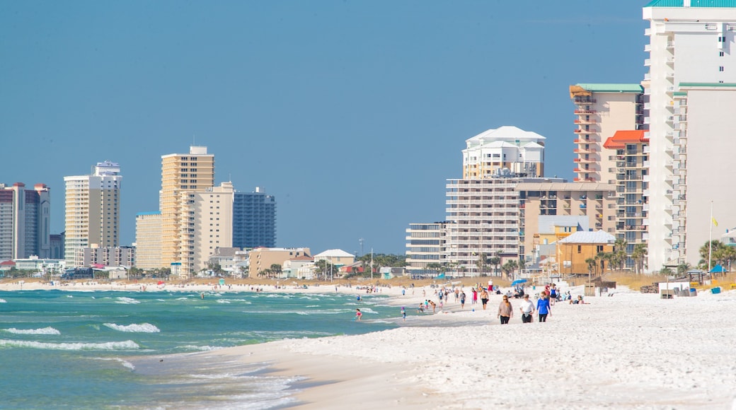 Panama City Beach featuring a sandy beach, general coastal views and a coastal town