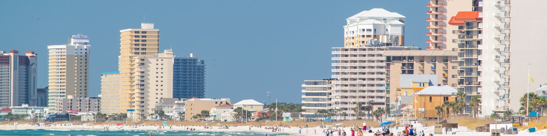 Panama City Beach featuring a sandy beach, general coastal views and a coastal town