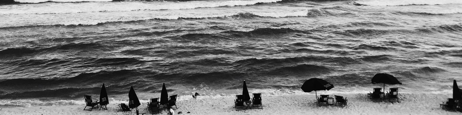 Seacrest Beach near Panama City, FL. The sand is white as sugar and the water is a surreal light blue near the shore. www.bradleyhanson.com
