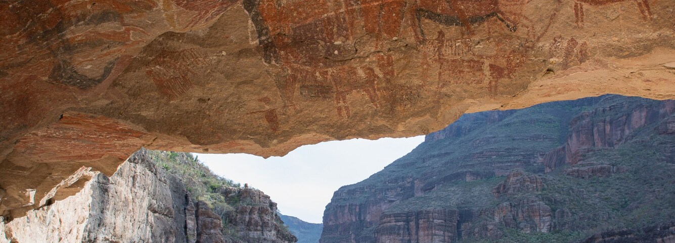 Rock paintings 8, San Francisquito, Mexico