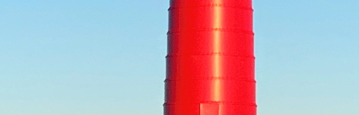 Good morning Grand Haven. If you want to be on this majestic pier alone, you have to go at the earliest crack of dawn. It was worth it! Today, 1000's if people will walk on its frame.