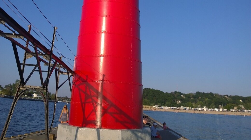 Grand Haven South Pierhead Inner Light is the inner light of two lighthouses on the south pier of Grand Haven, Michigan where the Grand River enters Lake Michigan.