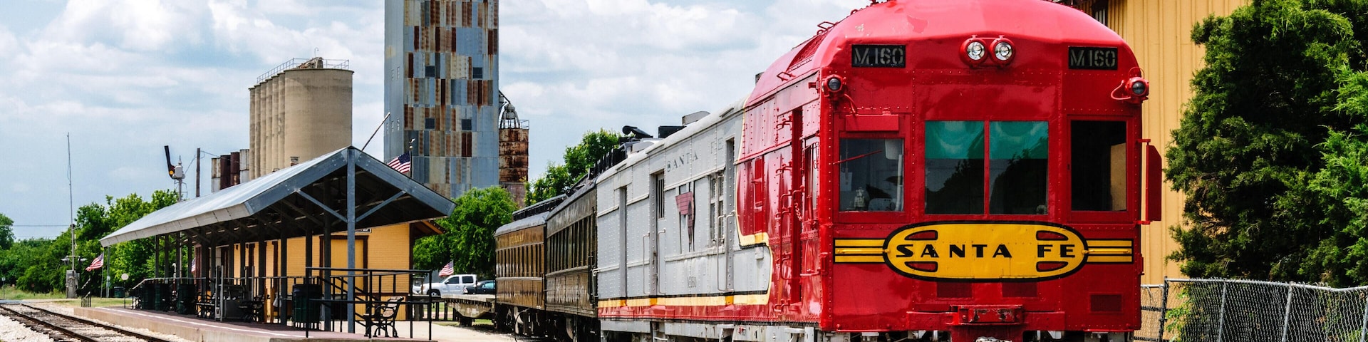 D3T522 Atchison Topeka & Santa Fe M160 Doodlebug, Grapevine Vintage Railroad, Grapevine, Texas