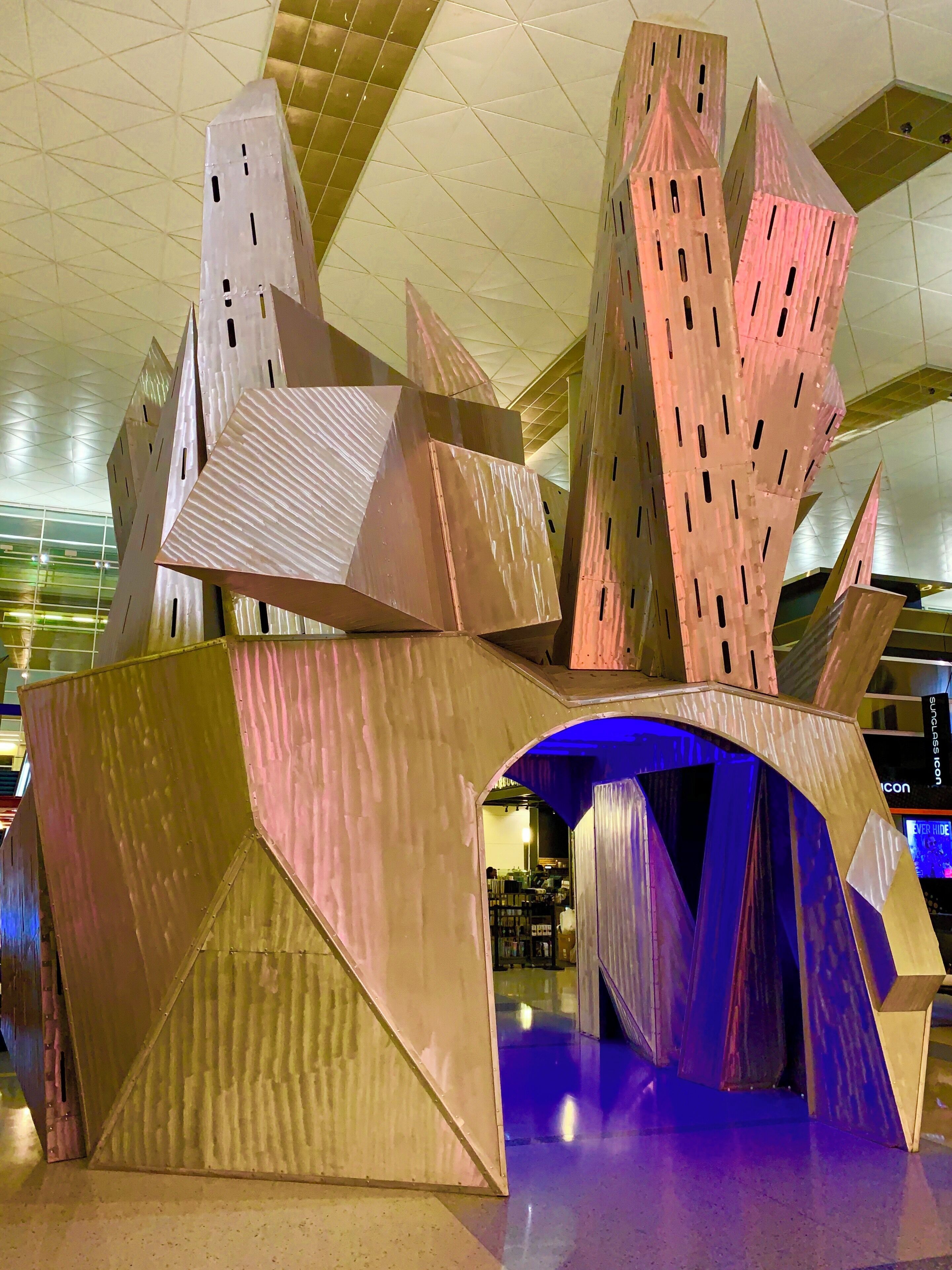 Airport art Texas style